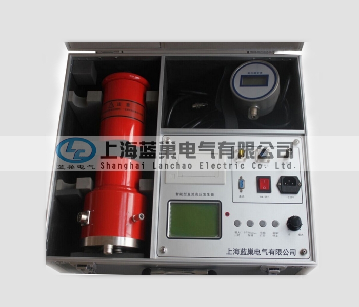 ZGF-120KV/2mA大屏智能直流高壓發生器。應用AIPWM技術，對PWM技術的不準確線性度進行了調整，使儀器精度得到了大幅度提高。并采用AI技術設定過壓保護和過流保護取代了數字撥盤開關只能設定電壓值